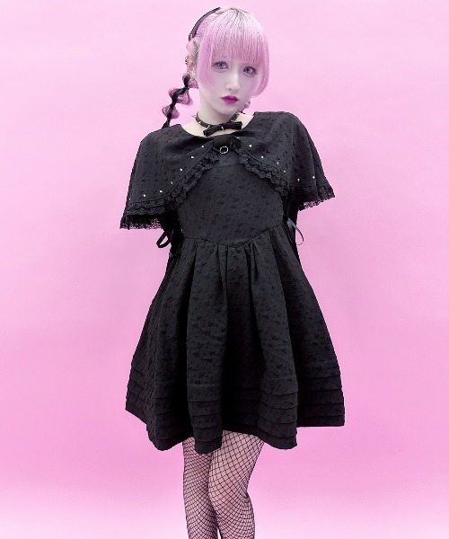 Ribbon collar doll one piece（ワンピース）｜AVENCHUMU