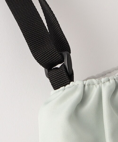 green label relaxing(グリーンレーベルリラクシング)の「GLR フリル 巾着 ポシェット(ショルダーバッグ・キッズ・ブラック/ピンク/ライム・FREE)」の12枚目の写真