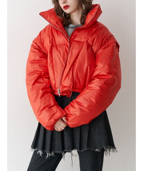 2WAYダウンライクショートジャケット