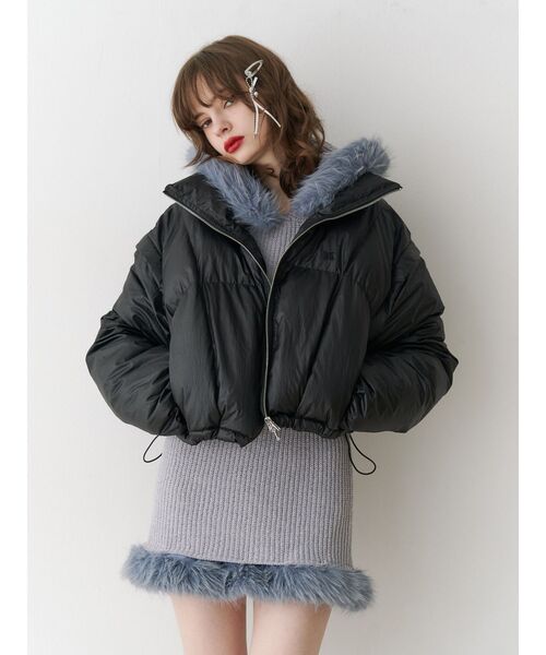 2WAYダウンライクショートジャケット