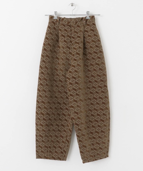 KBF（ケイビーエフ）の「ジャガードコクーンパンツ（その他パンツ・レディース・ブラウン/ライトベージュ・ONE）」の18枚目の写真