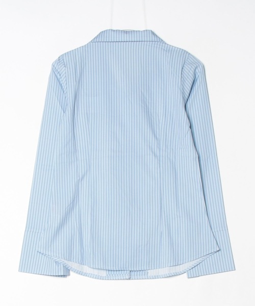 gossip!ロサンゼルス(ゴシップロサンゼルス)の「タイデザインストライプシャツ(シャツ/ブラウス・レディース・ブルー/ピンク・S/M)」の10枚目の写真