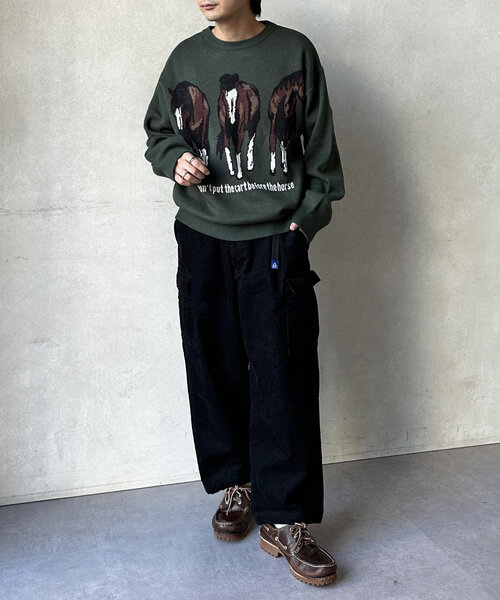 GERRY(ジェリー)の「コーデュロイカーゴパンツ(カーゴパンツ・メンズ・ブラック/ブラウン/カーキ・MEDIUM/LARGE)」の4枚目の写真