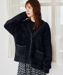 mysty woman | ハンドステッチフェザーカーディガン　246392(カーディガン/ボレロ)