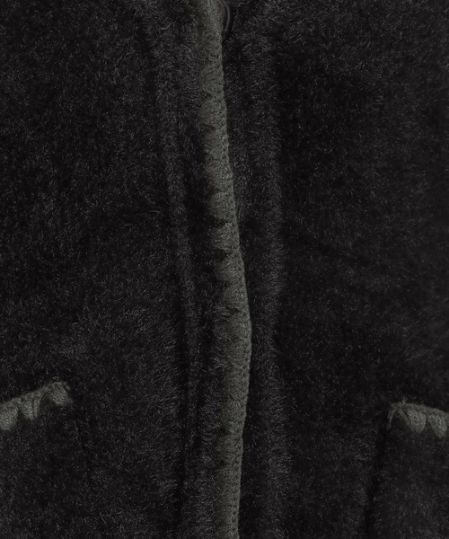 mysty woman（ミスティウーマン）の「ハンドステッチフェザーカーディガン　246392（カーディガン/ボレロ・レディース・オフホワイト/ブラック/モカ・FREE）」の18枚目の写真