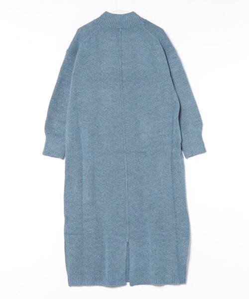 Honeys（ハニーズ）の「【ふんわりもちもち】ハイネックワンピース（ワンピース・レディース・ブルー/チャコール/モカ・S/M/L/LL）」の4枚目の写真