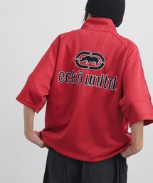 ecko unltd.（エコーアンリミテッド）の「【ECKO】 メッシュ ロゴ刺繍 半袖 Tシャツ / バックロゴ / ハーフスリーブ（Tシャツ/カットソー）」