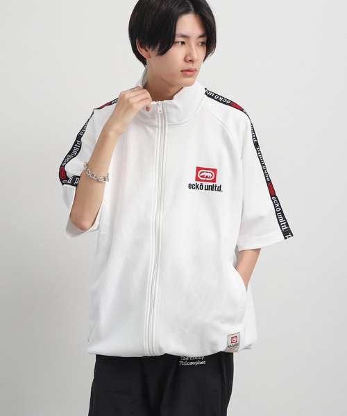 ecko unltd.(エコーアンリミテッド)の「【ECKO】 メッシュ ロゴ刺繍 半袖 Tシャツ / バックロゴ / ハーフスリーブ(Tシャツ/カットソー・メンズ・ホワイト・X-LARGE/LARGE/MEDIUM)」の2枚目の写真