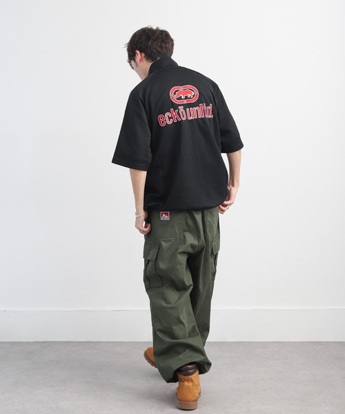 ecko unltd.(エコーアンリミテッド)の「【ECKO】 メッシュ ロゴ刺繍 半袖 Tシャツ / バックロゴ / ハーフスリーブ(Tシャツ/カットソー・メンズ・ホワイト・X-LARGE/LARGE/MEDIUM)」の12枚目の写真
