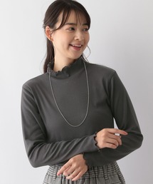 GLOBAL WORK Smile Seed Store | 華奢リブメロウハイネック/長袖/118561(Tシャツ/カットソー)