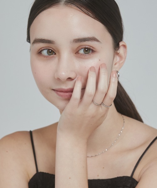 ciite' surgical stainless(シーテサージカルステンレス)の「【 金属アレルギー対応 】2set ring / ハーフエタニティ & 1粒ビジューリング2個セット サージカルステンレス(リング・レディース・ピンクゴールド/シルバー/ゴールド・13号/11号)」の13枚目の写真