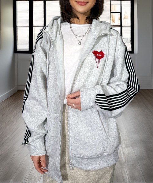 セール】レトロ グラフィック サガラ刺繍 フード 袖ロゴ アソート