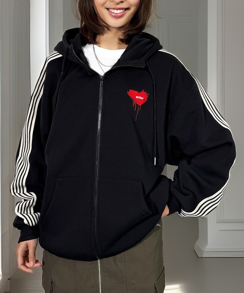 セール】初売り 一目惚れ チル映え グラフィック フード 袖 ロゴ 暖か