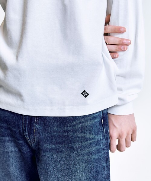 City Ambient Products(シティアンビエントプロダクツ)の「City Ambient Products: フライス タートルネック ロングスリーブ Tシャツ(Tシャツ/カットソー・メンズ・ブラック/ホワイト・SMALL/MEDIUM/LARGE)」の13枚目の写真