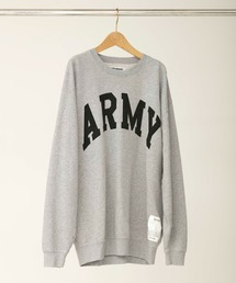 【TOP KHAKI】ARMY スウェットTシャツ(GRAY)