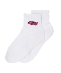 X-girl | CHEERFUL LOGO SHORT RIB SOCKS(ソックス/靴下)