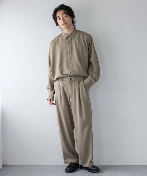 LOWRYS FARM(ローリーズファーム)の「TWILLワイドパンツ 260076(その他パンツ・メンズ・ブラック/ベージュ/グレー・MEDIUM/LARGE)」の17枚目の写真