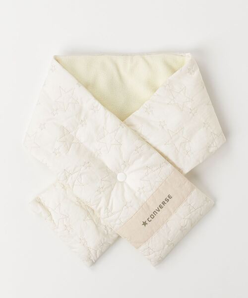 ALWAYS GOOD TIME(オルウェイズグッドタイム)の「【CONVERSE/コンバース】キルティングマフラー(マフラー・レディース・ブラック/オフホワイト・ONE)」の10枚目の写真