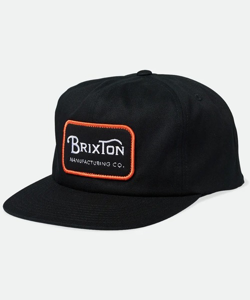 BRIXTON(ブリクストン)の「BRIXTON/ブリクストン キャップ GRADE HP フラットバイザー スナップバック 11697(キャップ・メンズ・ブラック/ライトブラック/ブラウン/オレンジ・FREE)」の2枚目の写真