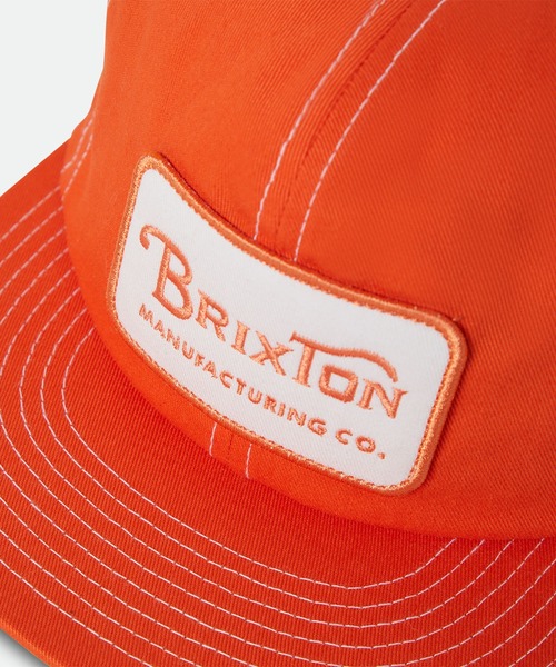 BRIXTON(ブリクストン)の「BRIXTON/ブリクストン キャップ GRADE HP フラットバイザー スナップバック 11697(キャップ・メンズ・ブラック/ライトブラック/ブラウン/オレンジ・FREE)」の15枚目の写真