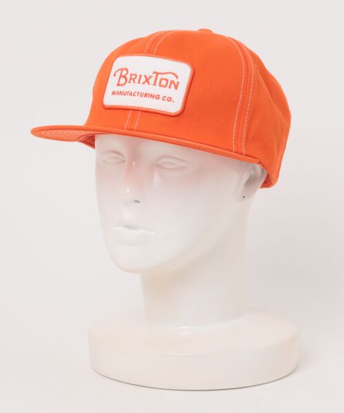 BRIXTON(ブリクストン)の「BRIXTON/ブリクストン キャップ GRADE HP フラットバイザー スナップバック 11697(キャップ・メンズ・ブラック/ライトブラック/ブラウン/オレンジ・FREE)」の12枚目の写真