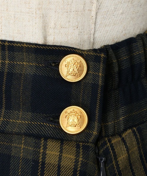 an another angelus（アンアナザーアンジェラス）の「【セットアップ対応】チェックランダムヘムスカート（スカート・レディース・レッド/ネイビー・FREE）」の19枚目の写真