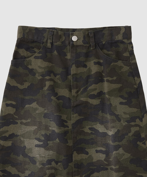 WHO'S WHO gallery（フーズフーギャラリー）の「アソートナロースカート（スカート・レディース・ブラウン/カーキ・FREE）」の9枚目の写真