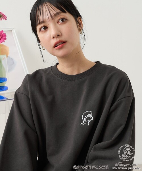 POPPY プリント スウェット FREE Sweat shirt – POPPY