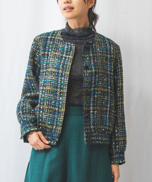 NARACAMICIE（ナラカミーチェ）の「【NARACAMICIE】ラメツィードブルゾン（ブルゾン）」