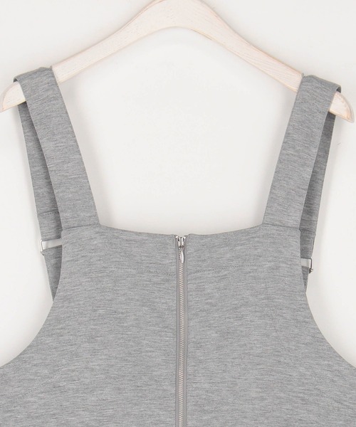 NICOLE white（ニコルホワイト）の「ジャンパースカート（ジャンパースカート・レディース・ネイビー/グレー/ブラック・FREE）」の9枚目の写真