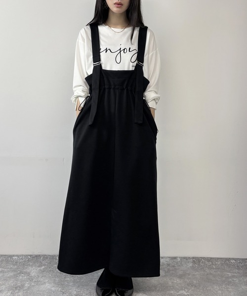 NICOLE white（ニコルホワイト）の「ジャンパースカート（ジャンパースカート・レディース・ネイビー/グレー/ブラック・FREE）」の19枚目の写真