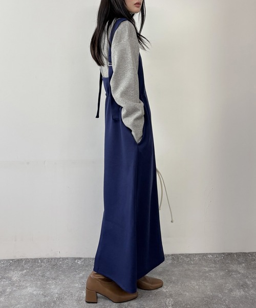 NICOLE white（ニコルホワイト）の「ジャンパースカート（ジャンパースカート・レディース・ネイビー/グレー/ブラック・FREE）」の20枚目の写真