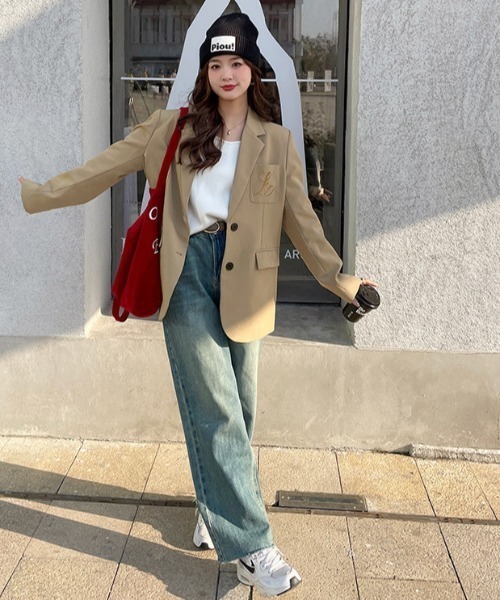 paravion(パラビオン)の「裏起毛フロントデザインニットプルオーバー(ニット/セーター・レディース・ブラック/ホワイト・FREE)」の12枚目の写真