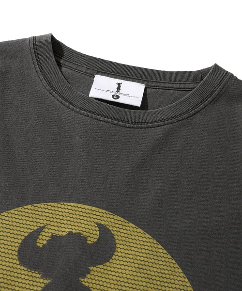 tシャツ 「JAMIROQUAI/ジャミロクワイ」ヴィンテージ風サークルロゴTシャツ / ピグメントTシャツ レディース メンズ セール】【JAMIROQUAI/ジャミロクワイ】ヴィンテージ風サークル
