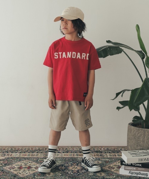 ZERO standerd（ゼロスタンダード）の「ZERO standard/ゼロスタンダード STANDARDTシャツ（Tシャツ/カットソー・キッズ・ネイビー/レッド/アイボリー/ブラック/オフホワイト・110cm/120cm/130cm/140cm/150cm/160cm/100cm）」の12枚目の写真