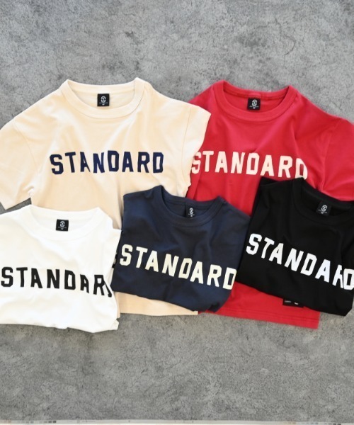 ZERO standerd（ゼロスタンダード）の「ZERO standard/ゼロスタンダード STANDARDTシャツ（Tシャツ/カットソー・キッズ・ネイビー/レッド/アイボリー/ブラック/オフホワイト・110cm/120cm/130cm/140cm/150cm/160cm/100cm）」の18枚目の写真