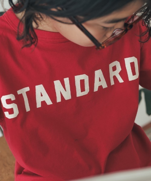 ZERO standerd（ゼロスタンダード）の「ZERO standard/ゼロスタンダード STANDARDTシャツ（Tシャツ/カットソー・キッズ・ネイビー/レッド/アイボリー/ブラック/オフホワイト・110cm/120cm/130cm/140cm/150cm/160cm/100cm）」の9枚目の写真