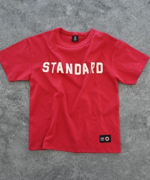 ZERO standerd（ゼロスタンダード）の「ZERO standard/ゼロスタンダード STANDARDTシャツ（Tシャツ/カットソー・キッズ・ネイビー/レッド/アイボリー/ブラック/オフホワイト・110cm/120cm/130cm/140cm/150cm/160cm/100cm）」の7枚目の写真