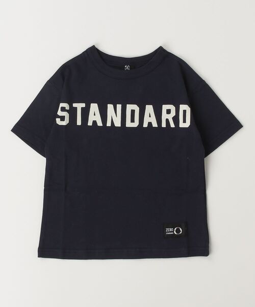 ZERO standerd（ゼロスタンダード）の「ZERO standard/ゼロスタンダード STANDARDTシャツ（Tシャツ/カットソー・キッズ・ネイビー/レッド/アイボリー/ブラック/オフホワイト・110cm/120cm/130cm/140cm/150cm/160cm/100cm）」の15枚目の写真