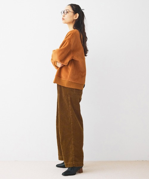 and myera（アンド マイラ）の「ａｎｄ　ｍｙｅｒａ　ぬいぐるみみたいなトレーナー（スウェット・レディース・オレンジ・LL/L/M/S）」の6枚目の写真