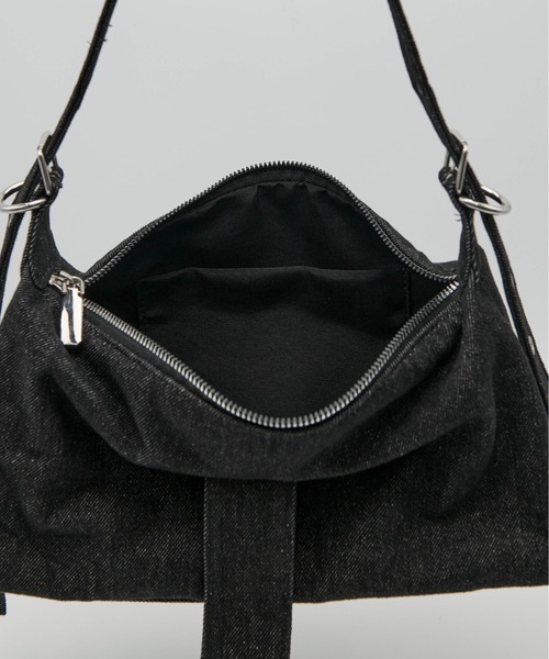 Carmelo（カーメロ）の「'Le reve' crystal denim small bag（ショルダーバッグ・レディース・インディゴブルー/ブラック・FREE）」の6枚目の写真