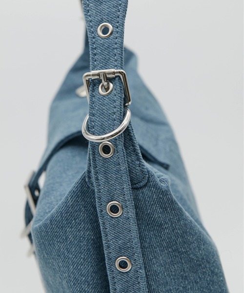Carmelo（カーメロ）の「'Le reve' crystal denim small bag（ショルダーバッグ・レディース・インディゴブルー/ブラック・FREE）」の15枚目の写真