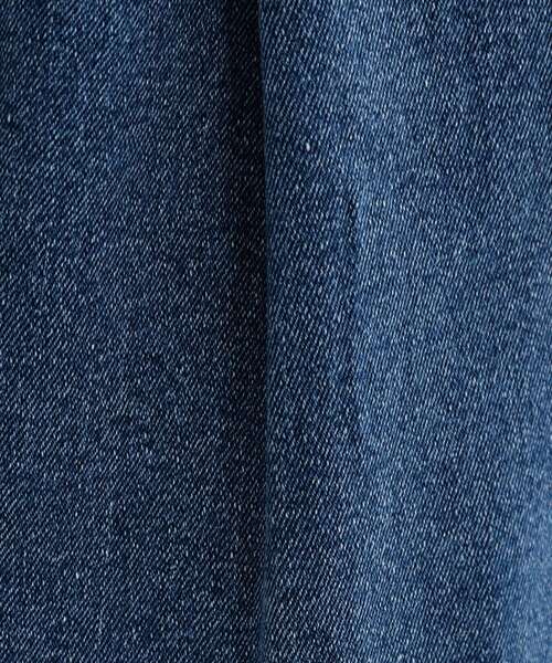 DRESKIP（ドレスキップ）の「後ろウエストゴムが楽 大人のタックワイド デニムパンツ（デニムパンツ・レディース・ライトブルー/ブルー系その他・01/02/03/04）」の10枚目の写真