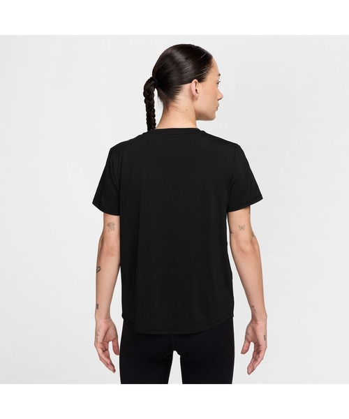 NIKE(ナイキ)の「ナイキ NIKE ナイキ ワン SWSH HBR DF S/S トップ(Tシャツ/カットソー・レディース・ブラック/サーモンピンク・S/M/L)」の3枚目の写真