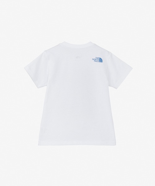 THE NORTH FACE(ザノースフェイス)の「THE NORTH FACE/ザ・ノース・フェイス T S/S SHIRETOKO T キッズ Tシャツ NTT32534ST(Tシャツ/カットソー・キッズ・ホワイト/ダークグリーン・110cm/120cm/100cm)」の4枚目の写真
