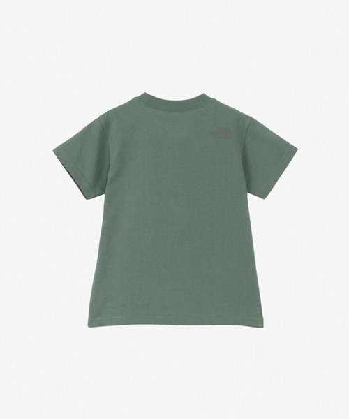 THE NORTH FACE(ザノースフェイス)の「THE NORTH FACE/ザ・ノース・フェイス T S/S SHIRETOKO T キッズ Tシャツ NTT32534ST(Tシャツ/カットソー・キッズ・ホワイト/ダークグリーン・110cm/120cm/100cm)」の5枚目の写真