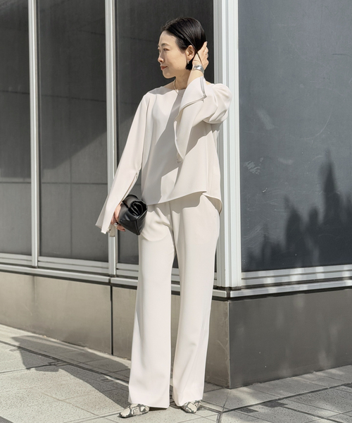 AP STUDIO（エーピーストゥディオ）の「*ソフィアジップスリーブブラウス（シャツ/ブラウス・レディース・ベージュ/ブラック・FREE）」の16枚目の写真