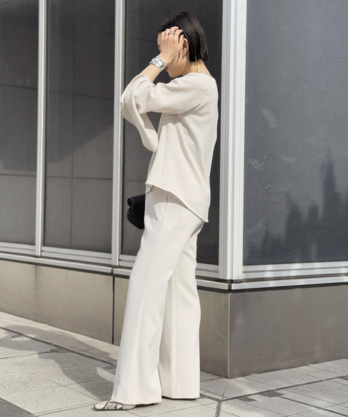 AP STUDIO（エーピーストゥディオ）の「*ソフィアジップスリーブブラウス（シャツ/ブラウス・レディース・ベージュ/ブラック・FREE）」の17枚目の写真