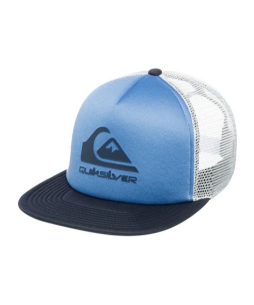 Quiksilver(クイックシルバー)の「FOAMSLAYER YOUTH /クイックシルバーキッズロゴメッシュキャップ(帽子)(キャップ・キッズ・ブラック/ブルー/ホワイト・FREE)」の1枚目の写真