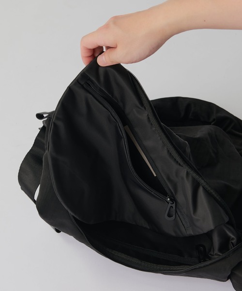 HYCO S SMOOTH BLACK ショルダーバッグ cote&ciel - Hyco Small Pleated Black - ハイコ スモール プリーツ